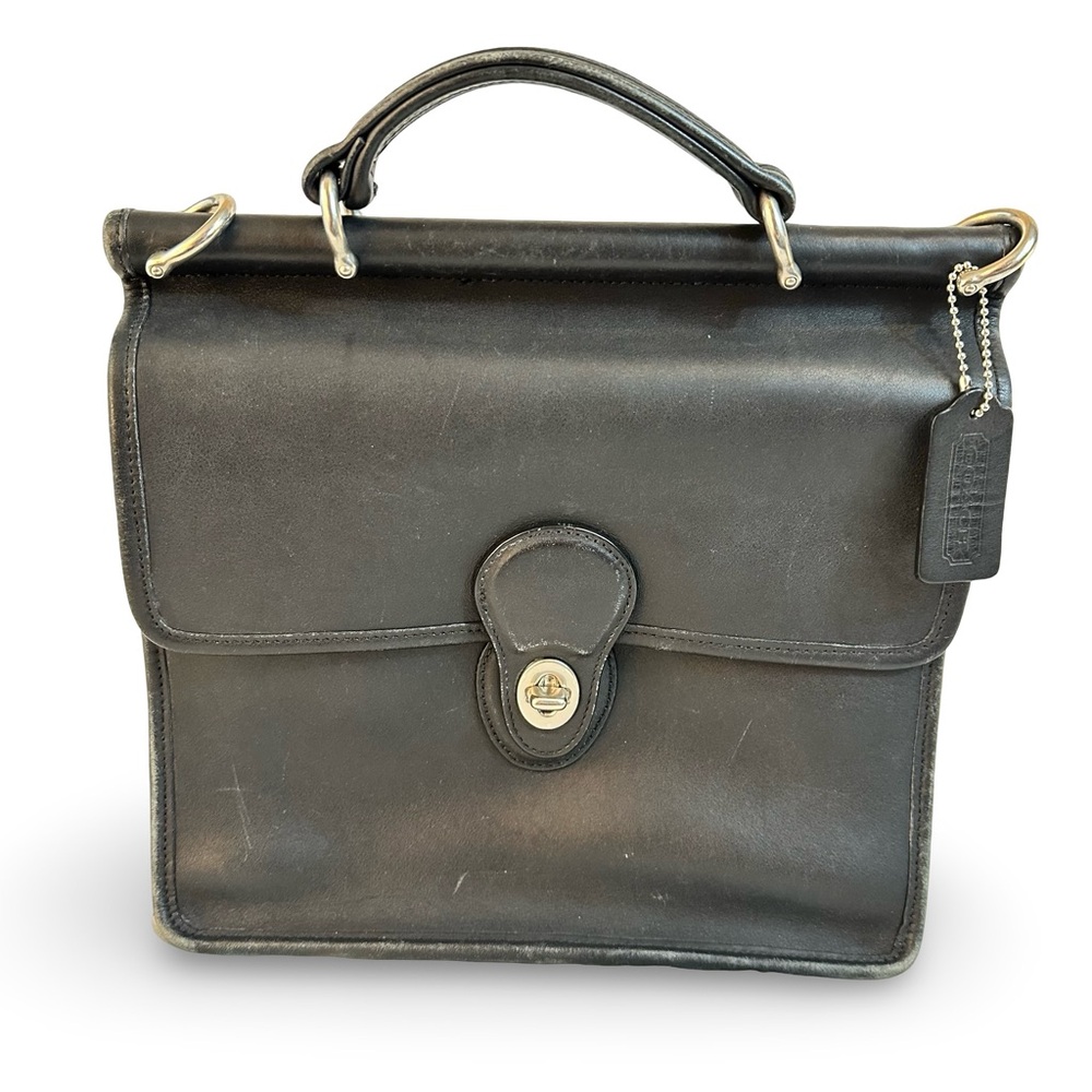 Vintage Coach Willis Black and Nickel